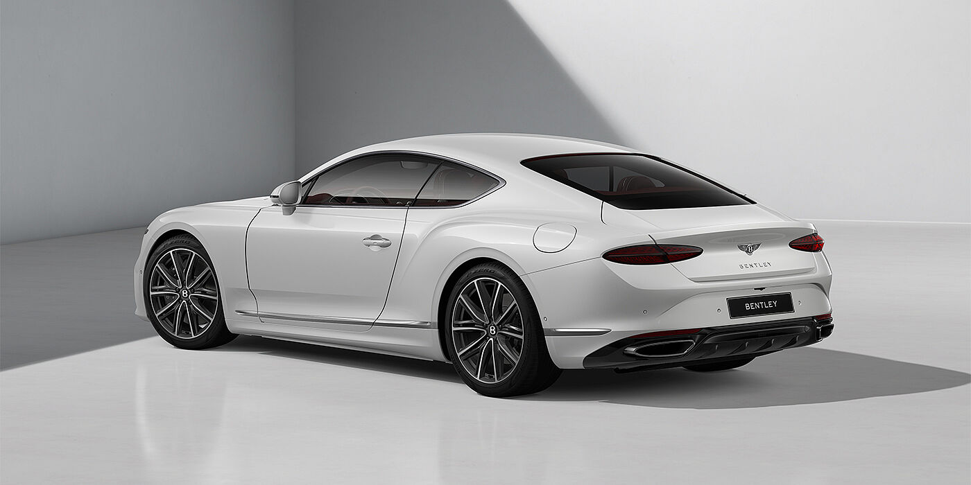 Bentley Köln Bentley Continental GT coupe in Snow Quartz paint and 21" Ten Spoke wheels - rear 3/4