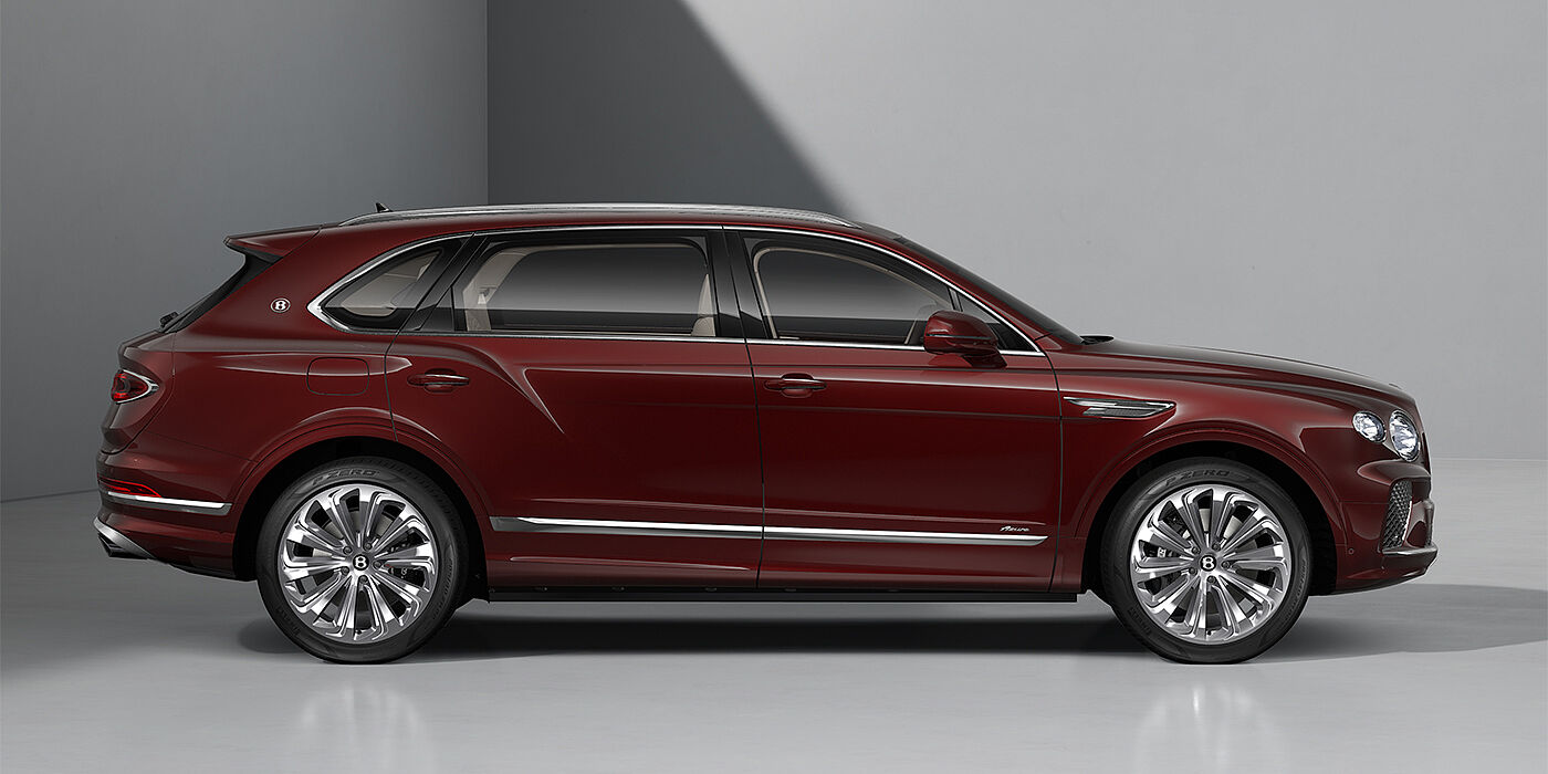 Bentley Köln Bentley Bentayga EWB Azure SUV in Cricket Ball paint and 22" Ten Spoke Polished wheels - profile