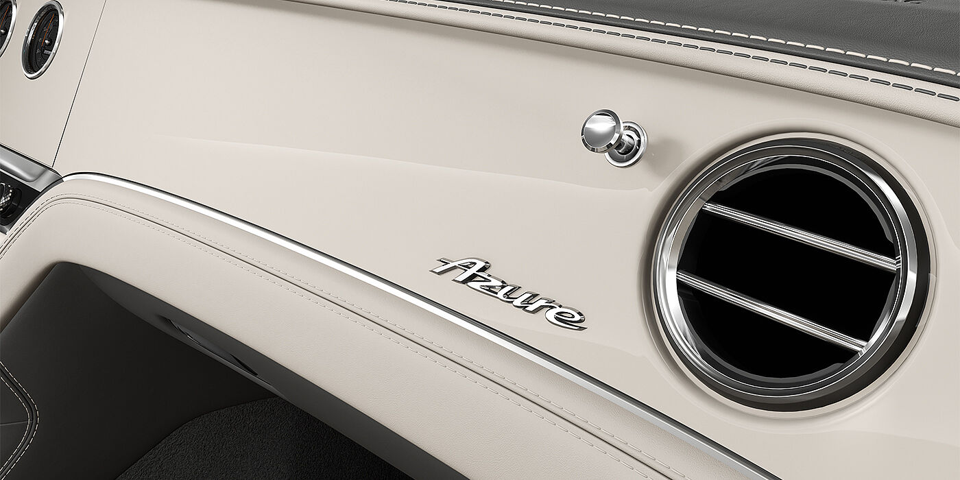Bentley Köln Bentley Continental GTC Azure convertible veneer detail in Piano Linen veneer