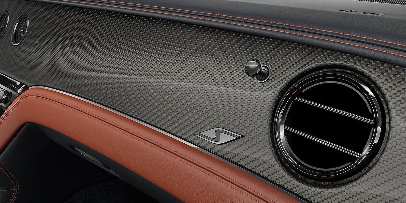 Bentley Köln Bentley Continental GTC S convertible Carbon Fibre veneer detail