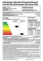 Bentley Continental GTC Azure 2025 information über den energieverbrauch und die co2-emissionen des neuen pkw