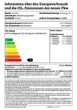 Bentley Bentayga 2025 information über den energieverbrauch und die co2-emissionen des neuen pkw