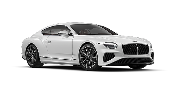 Bentley Köln Bentley Continental GT coupe in Snow Quartz paint and 21" Ten Spoke wheels - front 3/4