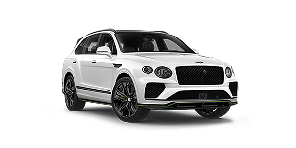 Bentley Köln Bentley Bentayga Speed SUV in Snow Quartz Pearlescent by Mulliner white paint