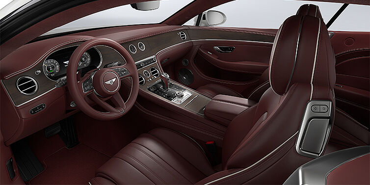 Bentley Köln Bentley Continental GT coupe front interior in Cricket ball hide