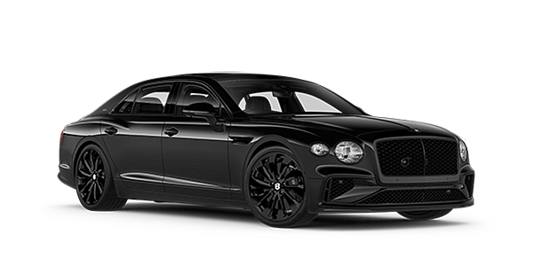 Bentley Köln Bentley New Flying Spur Black Edition front three quarter in Onyx paint