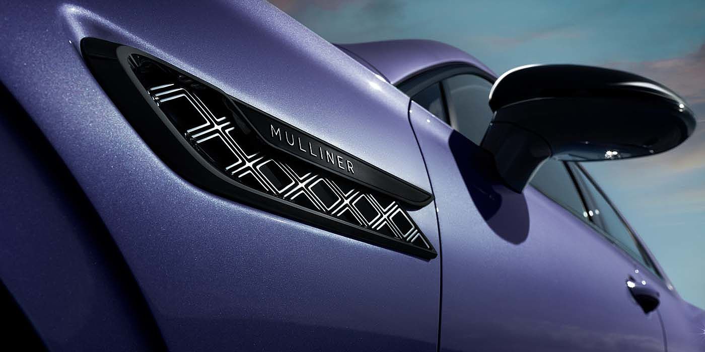 Bentley Köln Bentley Flying Spur Mulliner in Tanzanite Purple paint with Blackline Specification wing vent