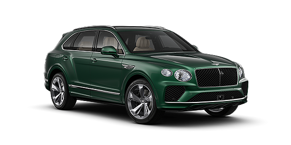 Bentley Köln Bentley Bentayga SUV in Verdant paint and 22" Five Spoke Directional Polished wheels – front 3/4