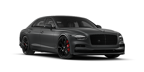 Bentley Köln New Bentley Flying Spur S sedan in Anthracite Satin  paint front 3/4 with 22" Sports  wheels